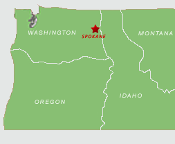 Map of the northwest.