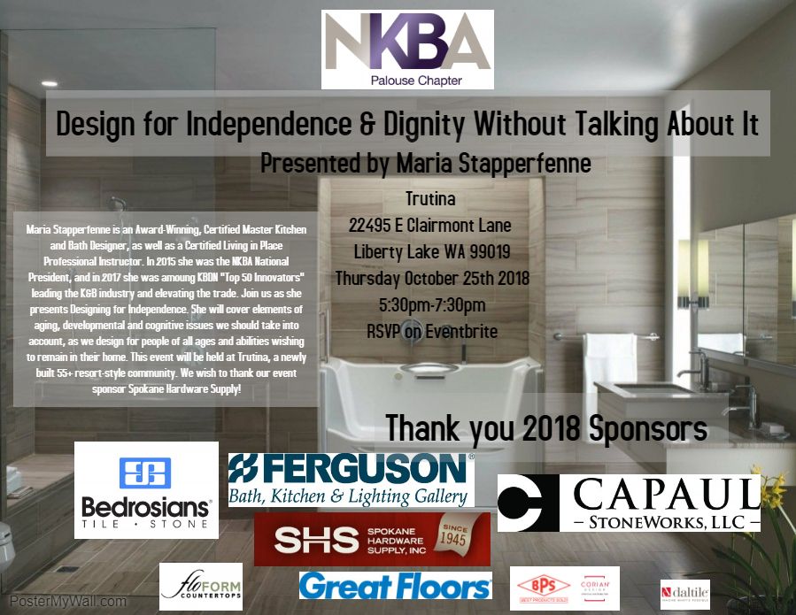 NKBA Palouse Chapter October EvenT